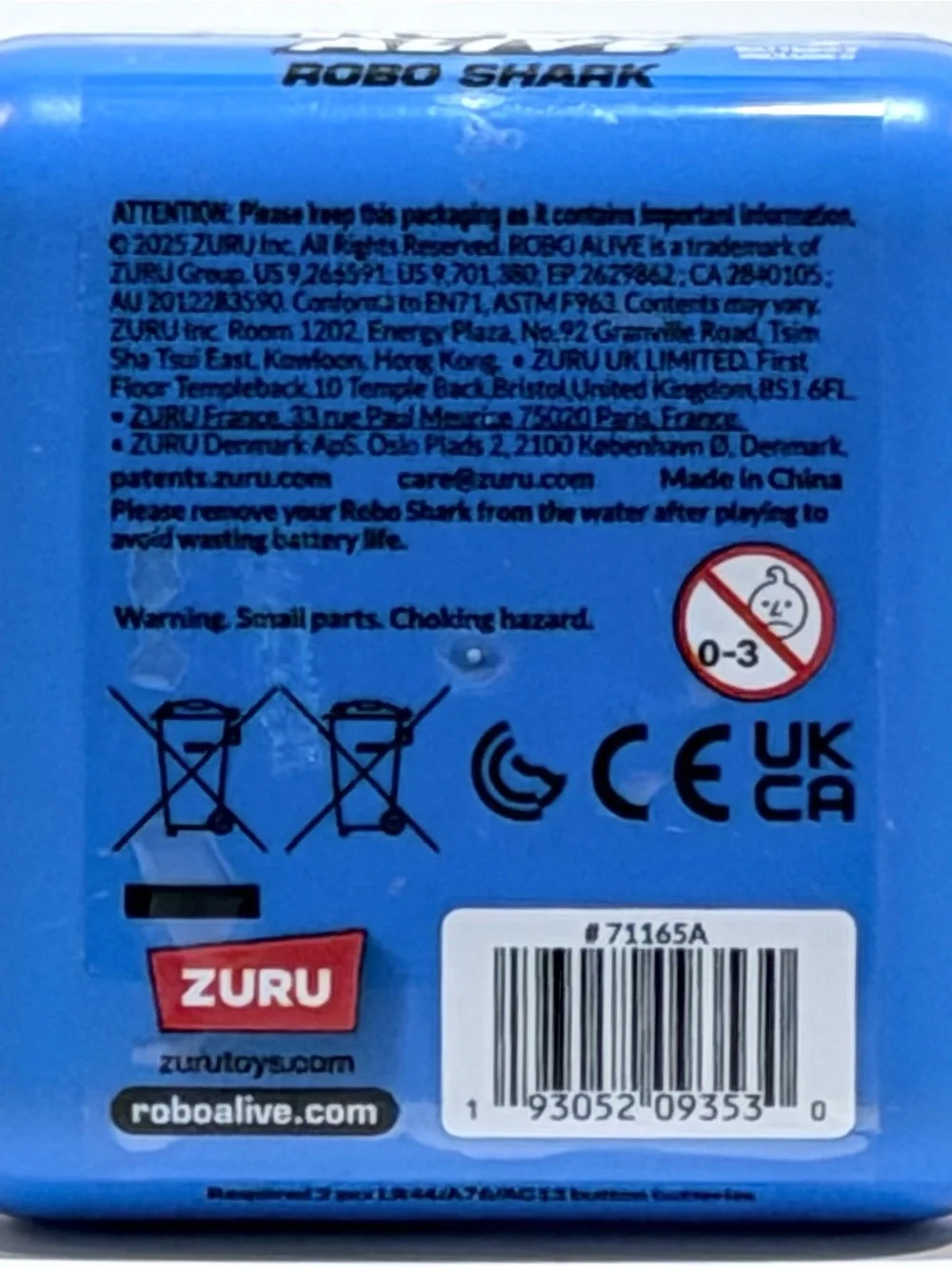 ZURU Robo Alive Robo Shark Water Activated Robotic Swimming Toy New
